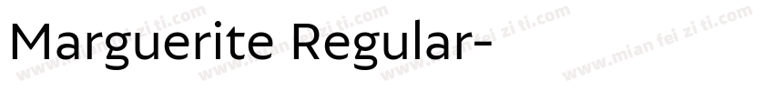 Marguerite Regular字体转换